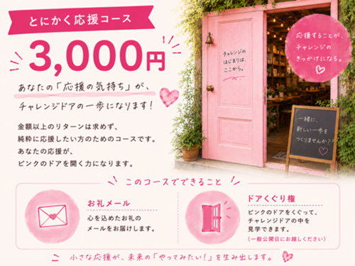 とにかく応援コース 3,000円